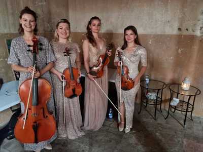 UpBeat Quartet w kościele ewangelickiem