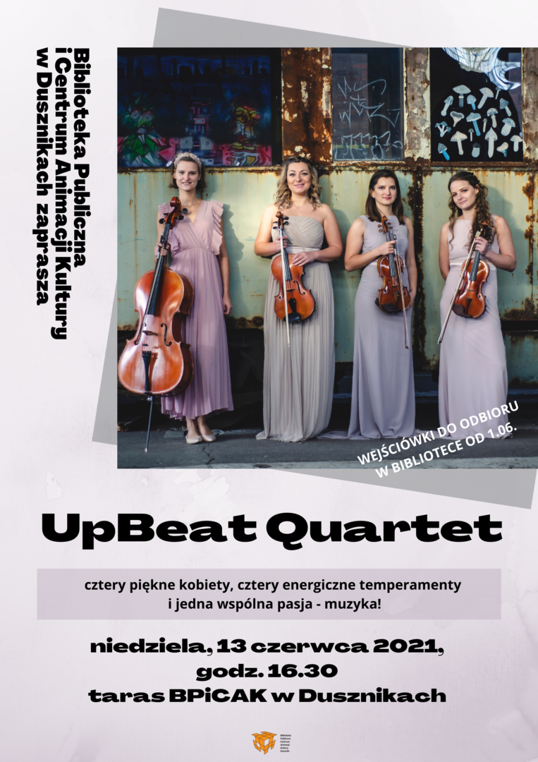 13 czerwca - koncert UpBeat Quartet 
