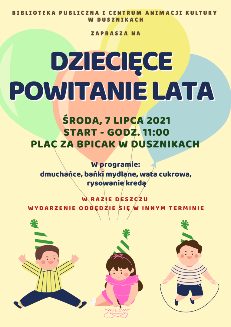 Dziecięce powitanie lata - 7 lipca