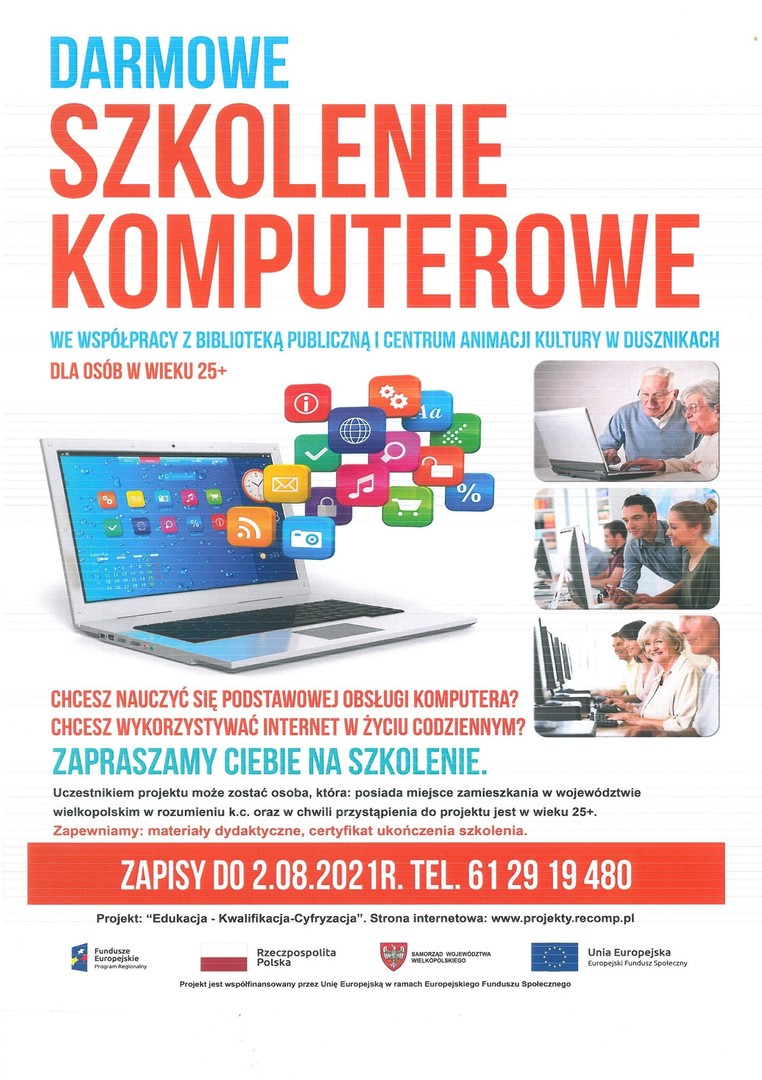 Darmowe szkolenie komputerowe 