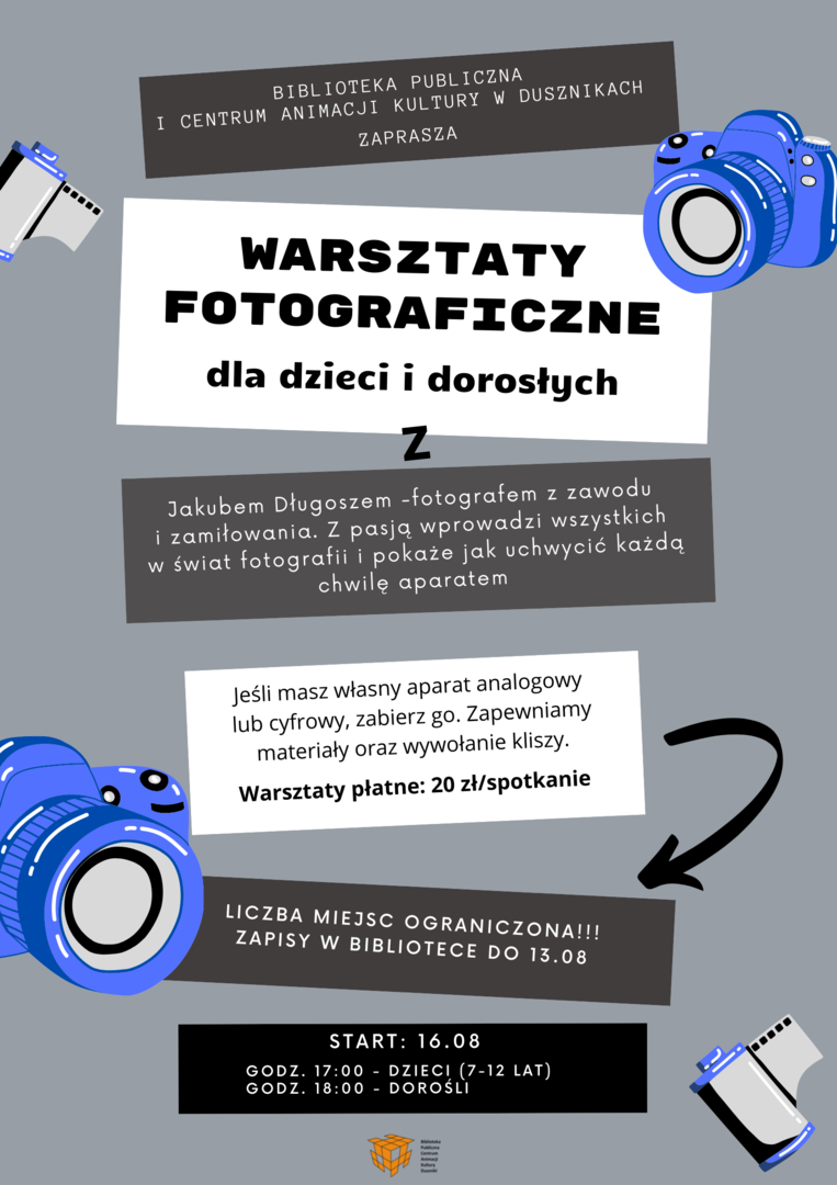 Warsztaty fotograficzne dla dzieci i dorosłych 