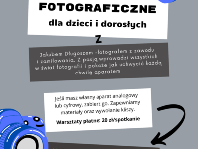 Warsztaty fotograficzne dla dzieci i dorosłych