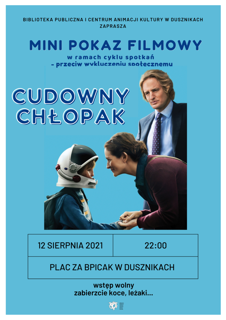 Mini pokaz filmowy - Cudowny chłopak
