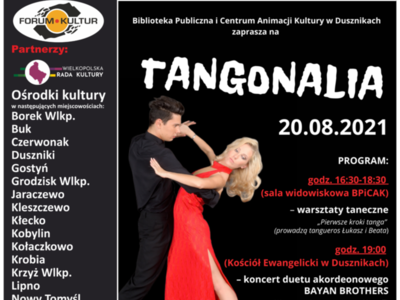 Plakat - Tangonalia - 20 sierpnia