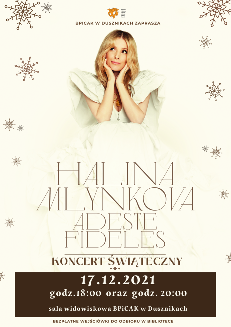 Koncert świąteczny Haliny Mlynkowej 