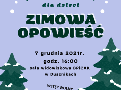 7 grudnia - "Zimowa opowieść" - spektakl teatralny