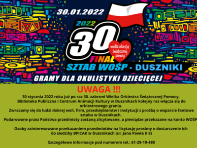 Zbieramy fanty na licytację WOŚP