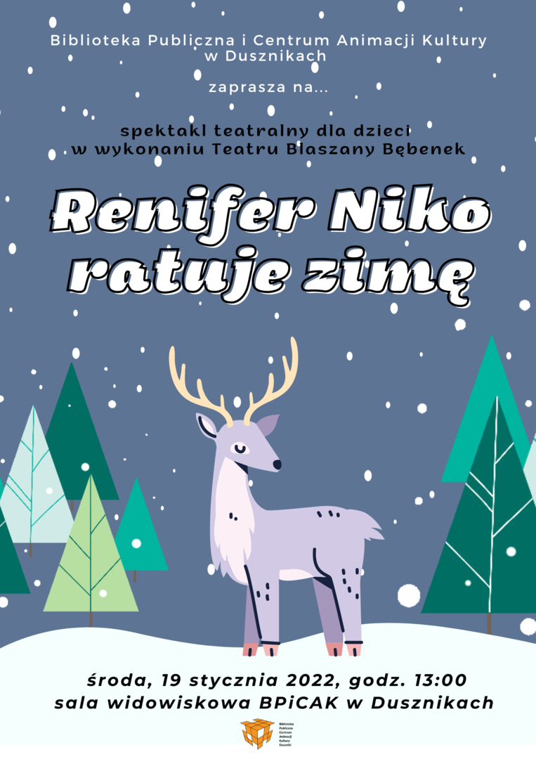 19 stycznia 2022 - spektakl teatralny dla dzieci