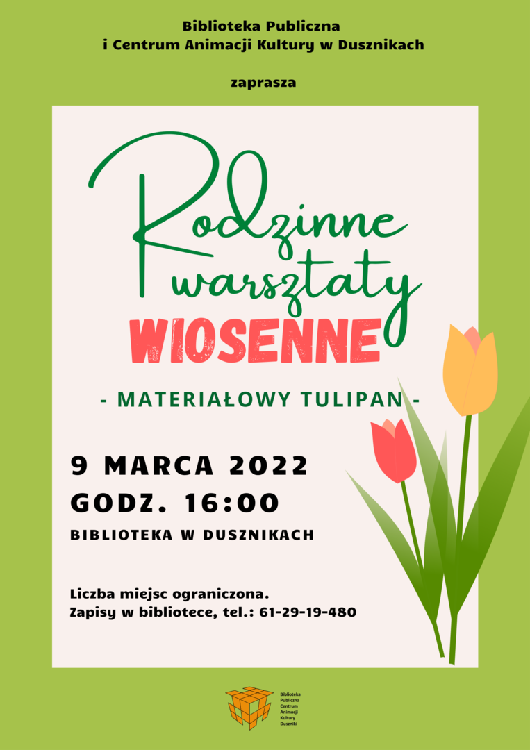 Rodzinne warsztaty WIOSENNE