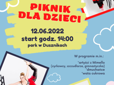 Piknik dla dzieci - 12 czerwca 2022