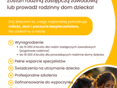 ZOSTAŃ RODZINĄ ZASTĘPCZĄ