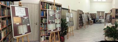 Wystawa dokumentów "Dziedzictwo hr. Eligiusza Suchodolskiego naszym dziedzictwem" w lokalu Gminnej Biblioteki Publicznej w Gościeradowie