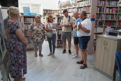 Książki - pamiątki z naszej biblioteki.