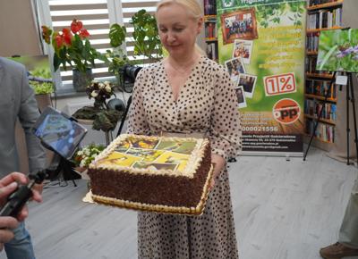 Tort ufundowany przez Mariusza Szczepnika dla zwiedzających.
