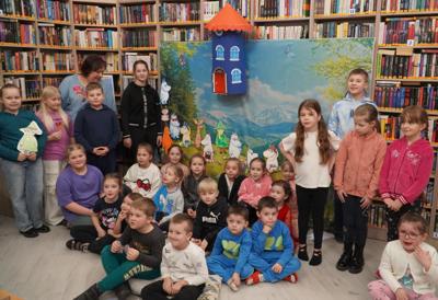 Wspólne dzieło przedstawiające Dolinę Muminków.