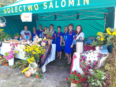 Stoisko Sołectwa Salomin.
