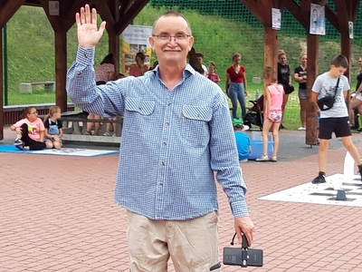 Wójt Gminy Mariusz Szczepanik  - gospodarz imprezy.