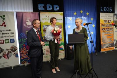 Podziękowanie dla p. Katarzyny Sulimy z Muzeum Nadwiślańskiego w Kazimierzu Dolnym za przygotowanie i przedstawienie prezentacji o dworze w Gościeradowie.