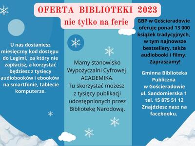 Oferta biblioteczna stała. 