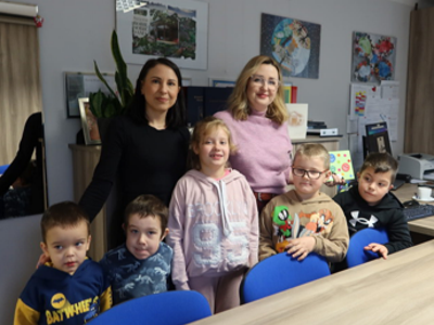 Odwiedziny dzieci i nauczycieli z Niepublicznego Przedszkola Specjalnego "Mamy Siebie" w Hrubieszowie