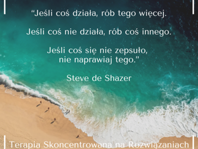 Terapia Skoncentrowana na Rozwiązaniach w naszej Poradni