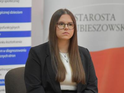 Debata - Reprezentantka uczniów Dominika Zezula