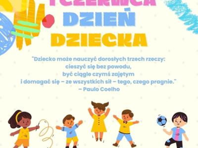 plakat dzień dziecka