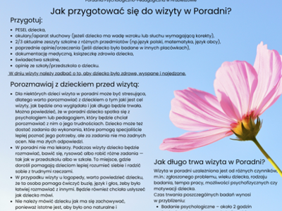 jak przygotować się na wizytę w poradni