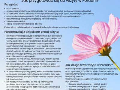 jak przygotować się na wizytę w poradni