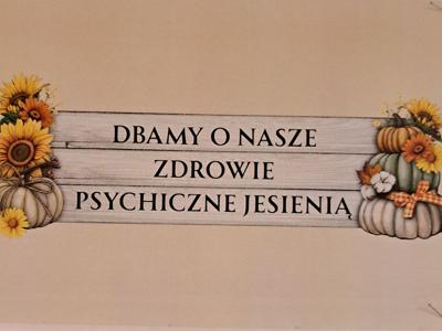 w trosce o zdrowie psychiczne jesienią