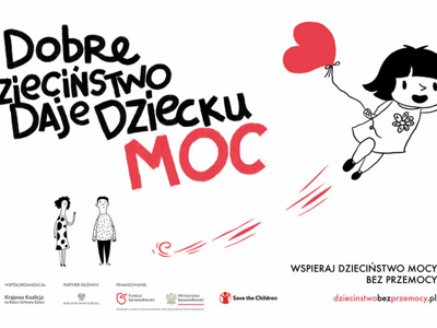 plakat dzieciństwo bez przemocy