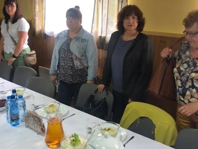 Pracownicy  z Gminnego Ośrodka [Pomocy Społecznej w Postominie
