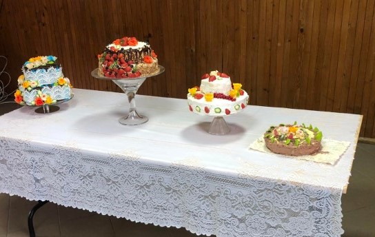 Torty upieczone przez uczestnikow projektu