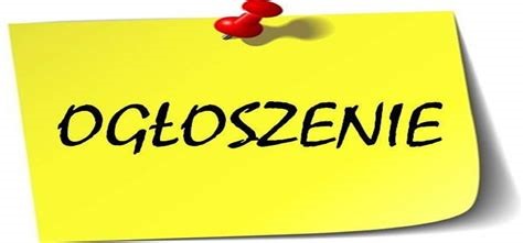 ogłoszenie 