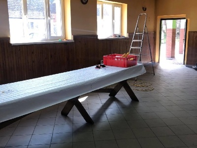Remont sali w Pałowie