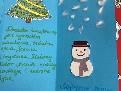 świąteczny lapbook