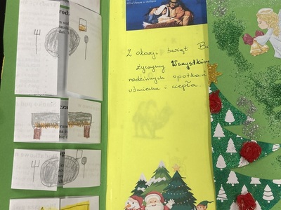 świąteczny lapbook
