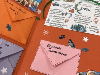 świąteczny lapbook