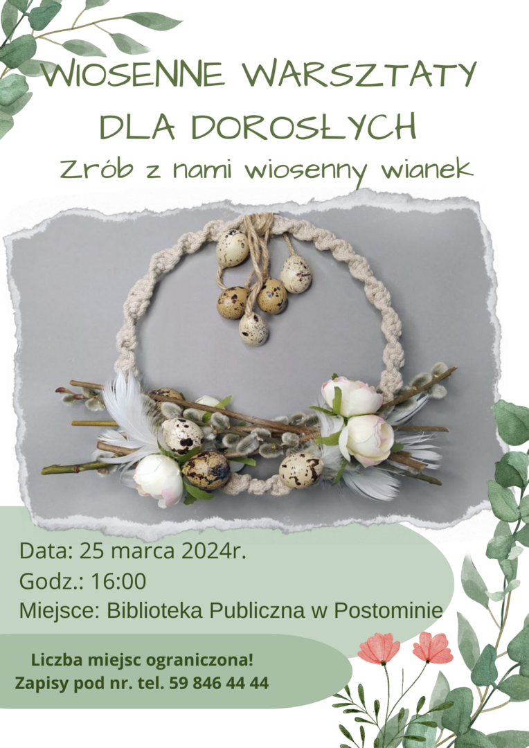 plakat  -Zrób z nami wianek