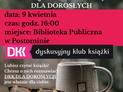 plakat zapraszający do DKK dla Dorosłych