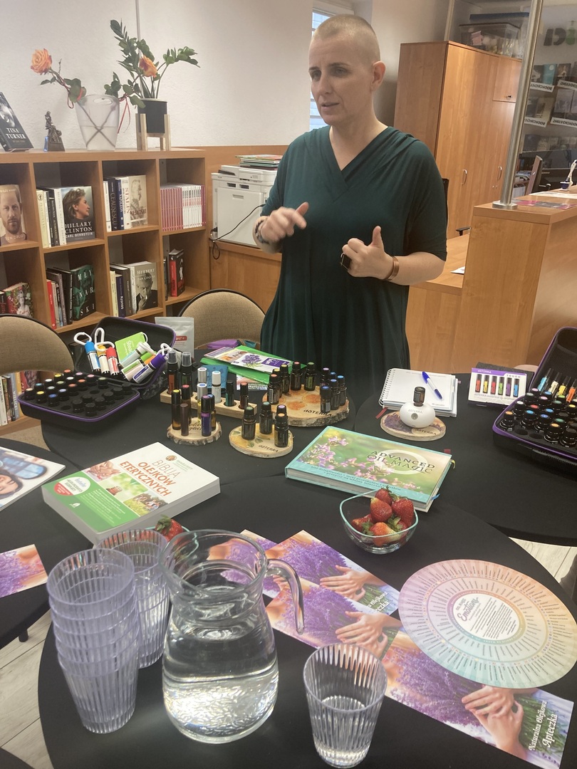 spotkanie aromaterapia w bibliotece
