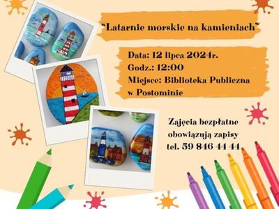plakat - malowanie kamieni