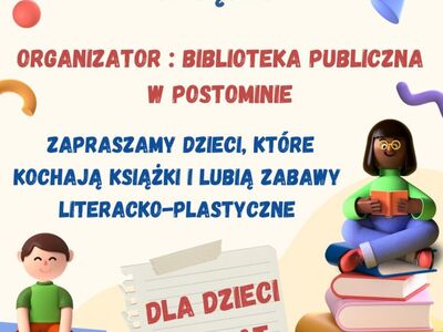 plakat zaproszenie do nowego klubu czytelniczego