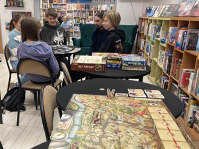 planszówki w bibliotece