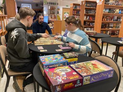 planszówki w bibliotece