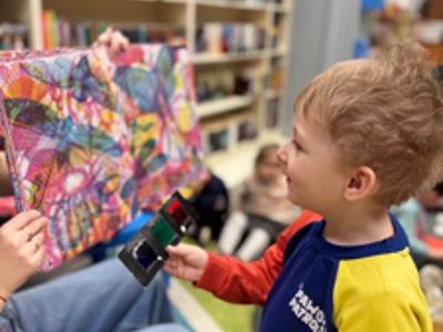 odwiedziny przedszkolaków  w bibliotece