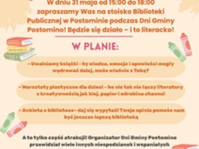 plakat zapraszający na Dni Gminy Postomino