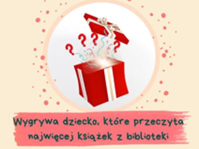 plakat wakacyjny box do wygrania w bibliotece