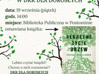 plakat zapraszający na zajęcia w DKK dla Dorosłych
