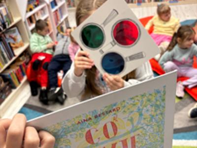 zajęcia dla dzieci promujące czytelnictwo w bibliotece